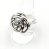 Anello argento 925 a forma di rosa