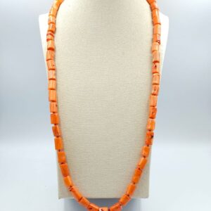 Collana lunga di vero corallo bambù - VINTAGE AMORE MIO