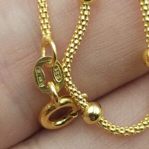 Braccialetto in argento marchiato 925 e placcato oro - VINTAGE AMORE MIO