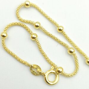 Braccialetto in argento marchiato 925 e placcato oro - VINTAGE AMORE MIO