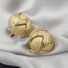 Orecchini Trifari a boules lega Trifanium oro