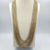 Collana Trifari catene in lega Trifanium oro e argento