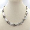 Collana Trifari decoro onde lega Trifanium argento
